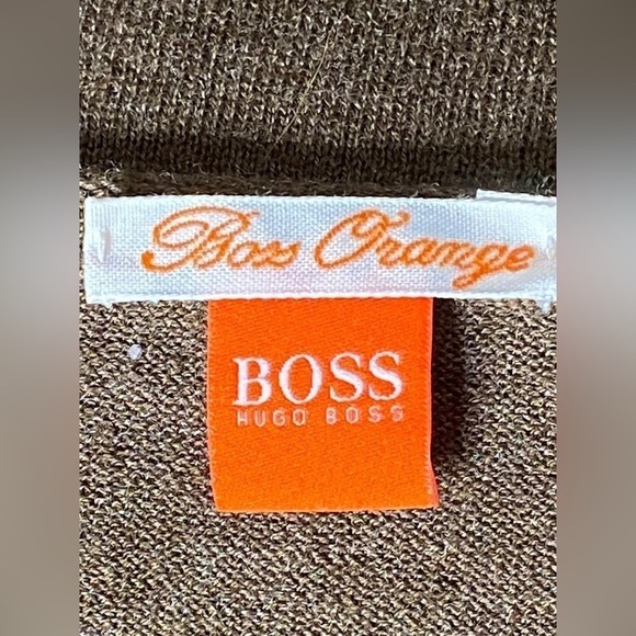 Hugo Boss by Boss Orange Women Crew Neck Ribbed Sweater in Merino Wool - Picture 3 of 5
